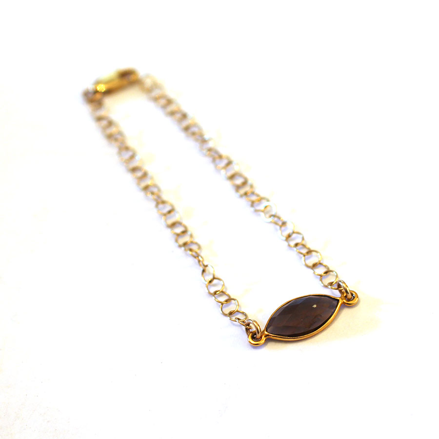 brown-mini-bezel-bracelet-14k-gold