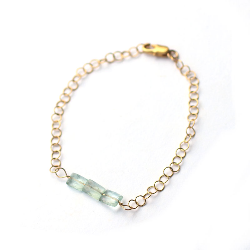 handmade-bracelet-jewelry-14k-gold-filled-chain-aquamarine-gemstones